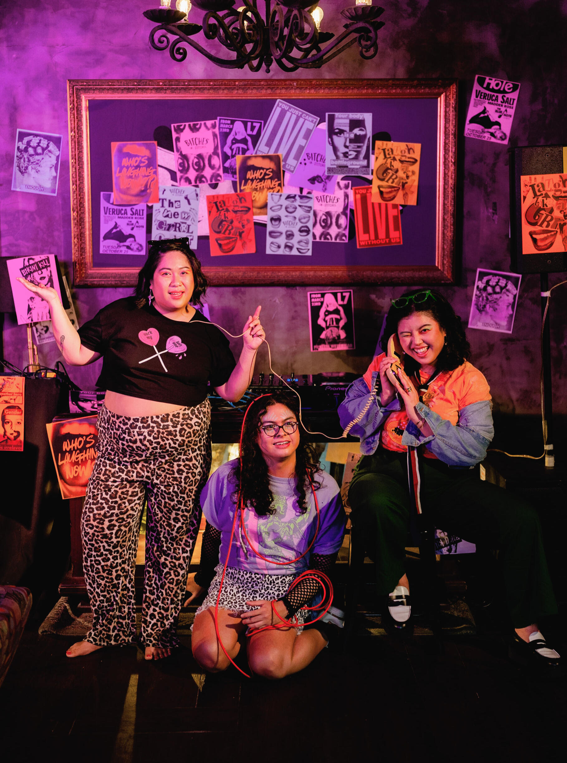 Bitches in Stitches Manila - Fran Ayala-Rock, Veronica Litton, and Cristina Sebastian